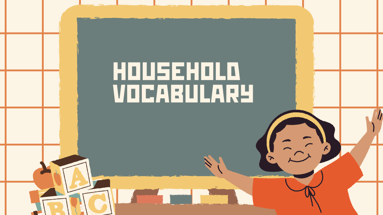 Household Vocabulary with Bengali Meaning