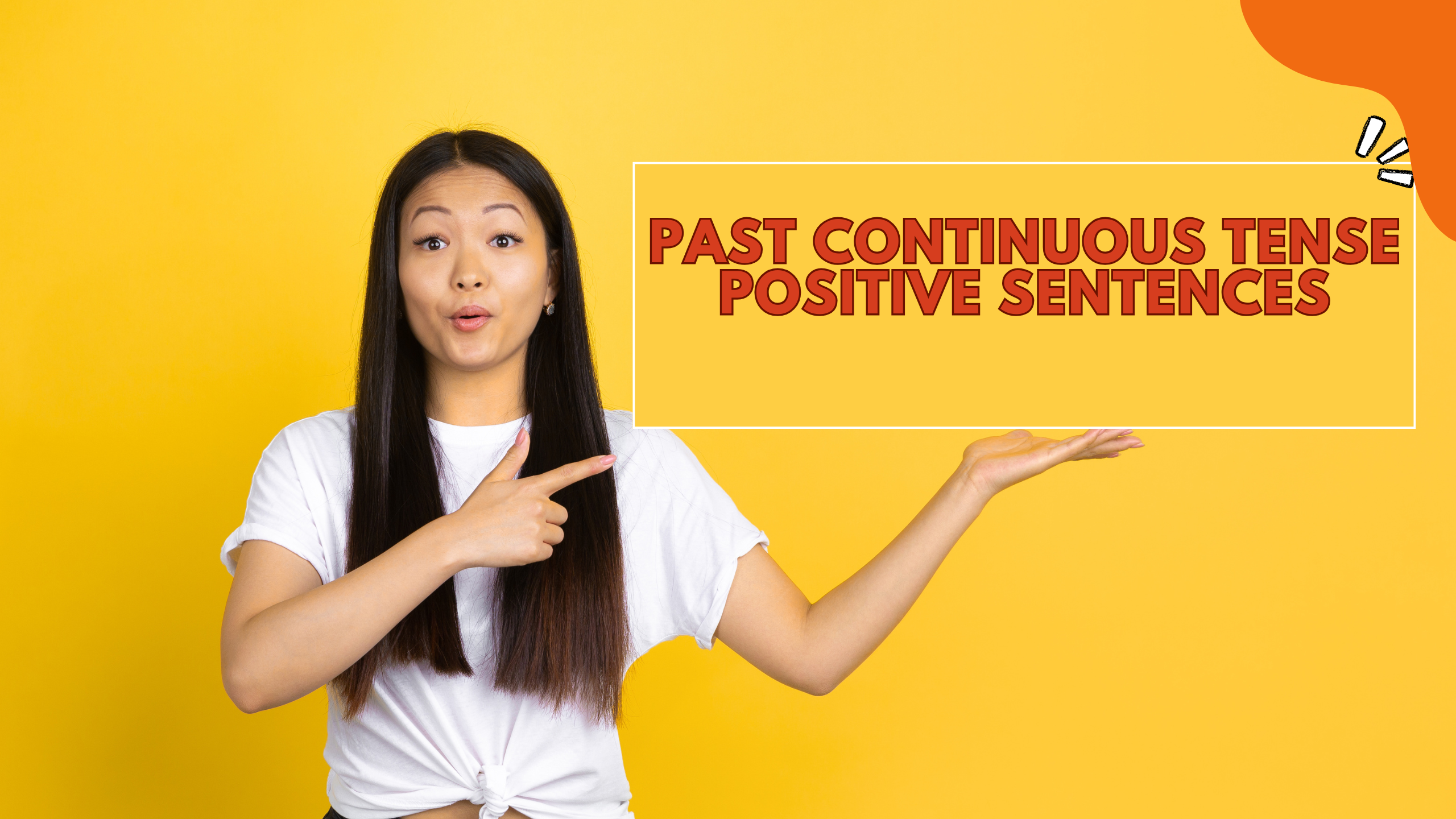 Past Continuous Tense Positive Sentences