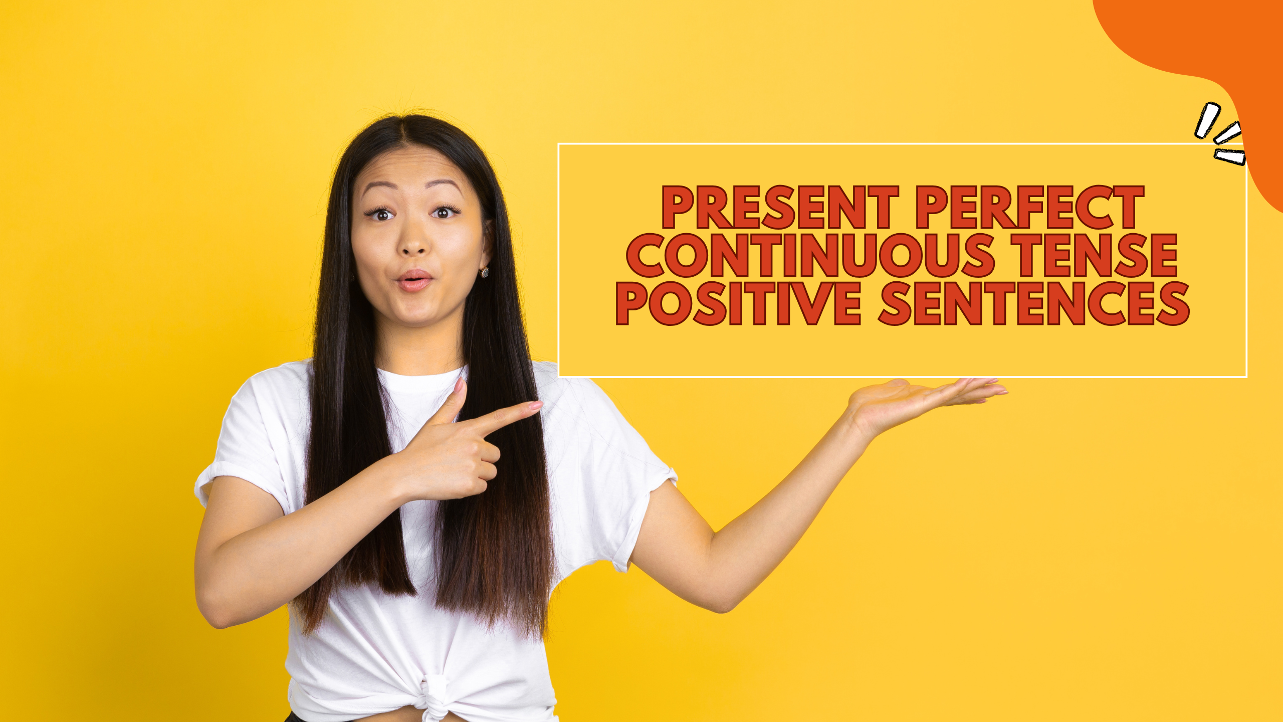 Present Perfect Continuous Tense Positive Sentences